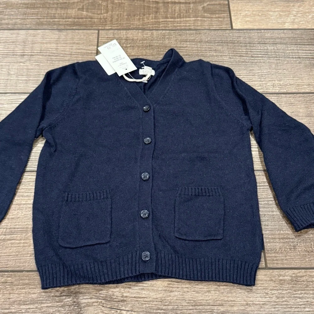 New BabyGap Navy Blue Long Sleeve Cardigan Unisex Size 18-24 Months NWT